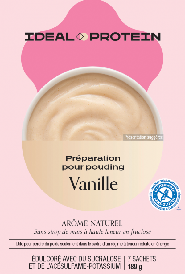 Pouding à saveur de vanille