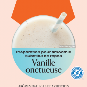 Préparation pour boisson à la vanille